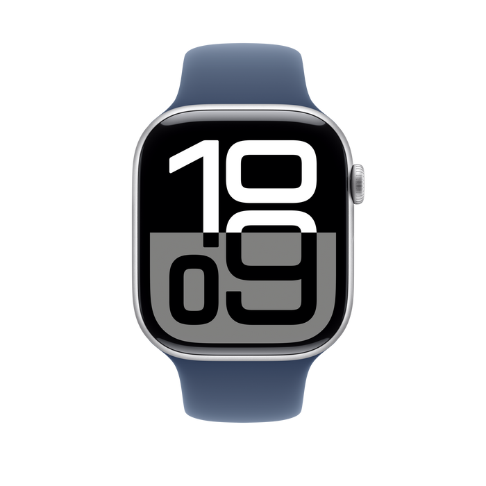 Bracelete desportiva azul denim de 46 mm - M/L