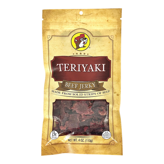 Buc-ee's Teriyaki Beef Jerky – Sweet, Savory & Tender