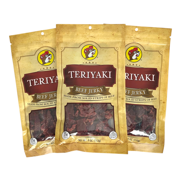 Buc-ee's Teriyaki Beef Jerky – Sweet, Savory & Tender