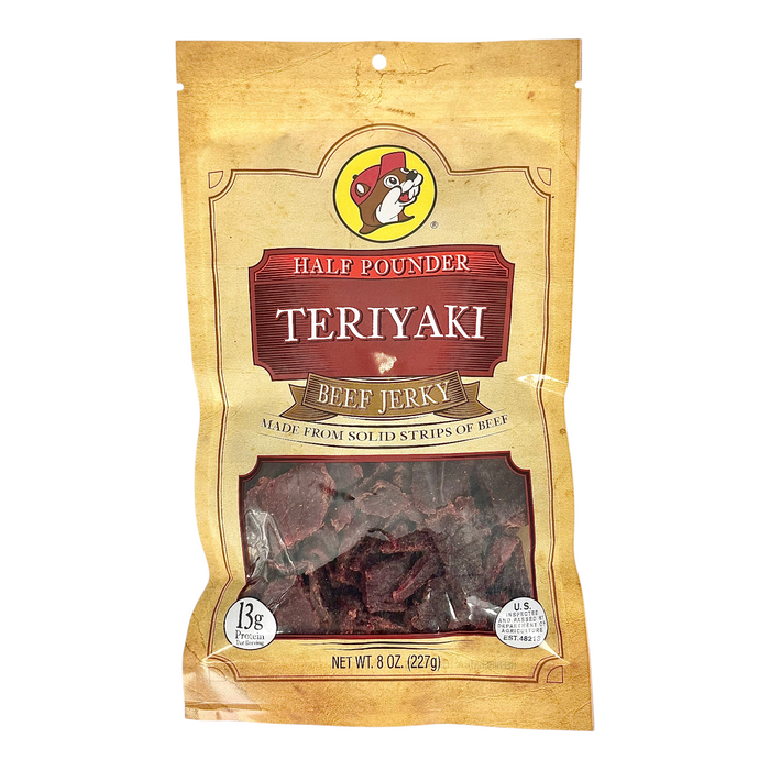 Buc-ee's Teriyaki Beef Jerky – Sweet, Savory & Tender
