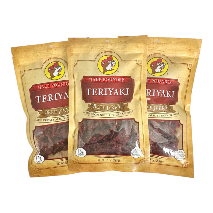 Buc-ee's Teriyaki Beef Jerky – Sweet, Savory & Tender