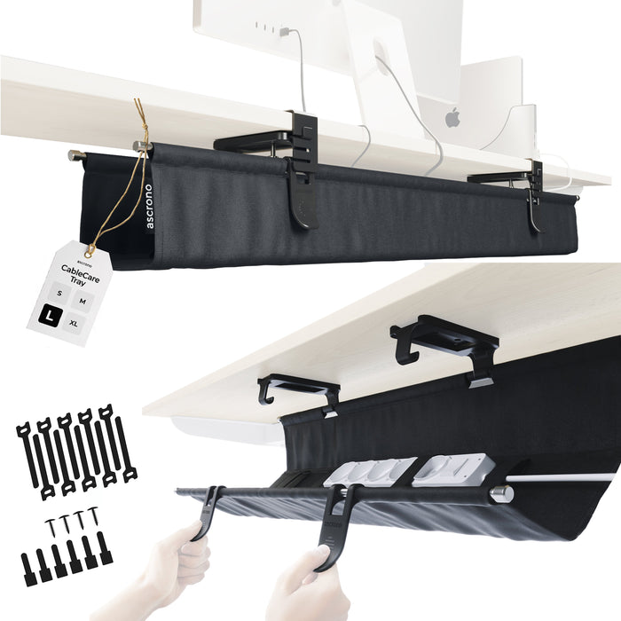 Black / Large (40.6 in / 103 cm)