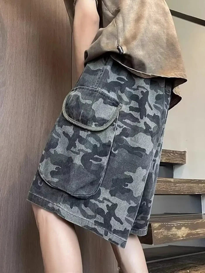 Camouflage Cargo Shorts