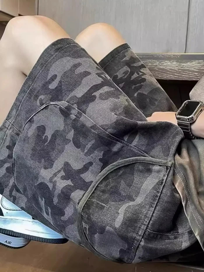 Camouflage Cargo Shorts