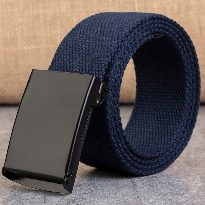 Canvas Snap-Buckle Belt