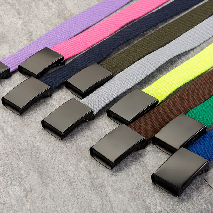 Canvas Snap-Buckle Belt