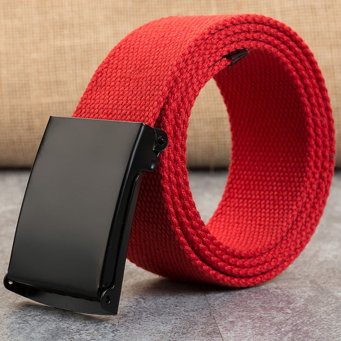 Canvas Snap-Buckle Belt