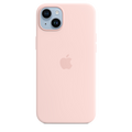 Capa em silicone com MagSafe para iPhone 14 Plus - Rosa giz