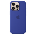 Capa em silicone com MagSafe para iPhone 16 Pro - Ultramarino