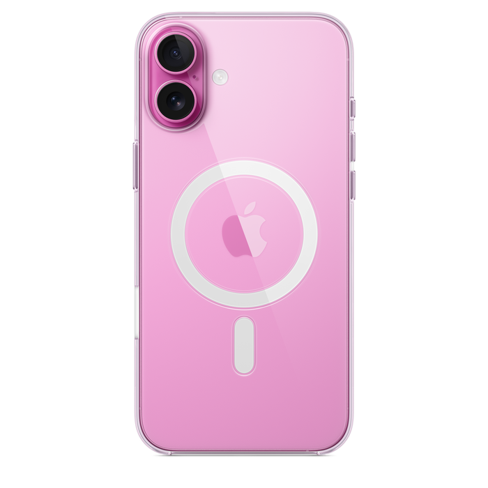 Capa transparente com MagSafe para iPhone 16 Plus