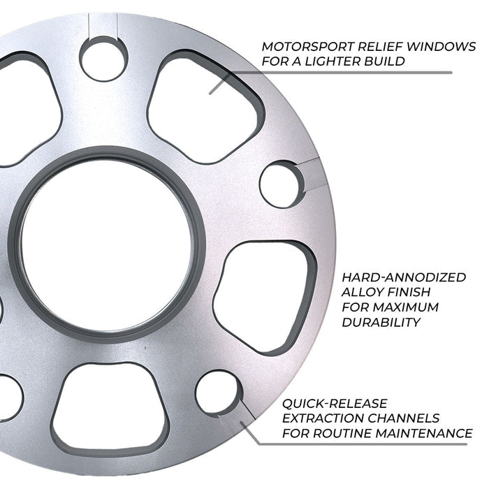 CarBahn BMW Wheel Spacers Set | 5x112 & 5x120 Bolt Patterns | 3mm-15mm Thickness