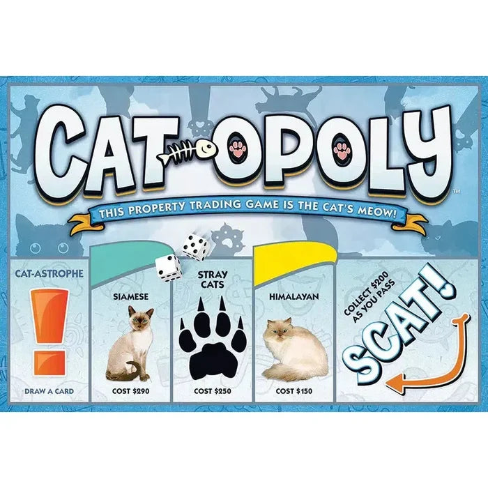 Cat-Opoly Board Game