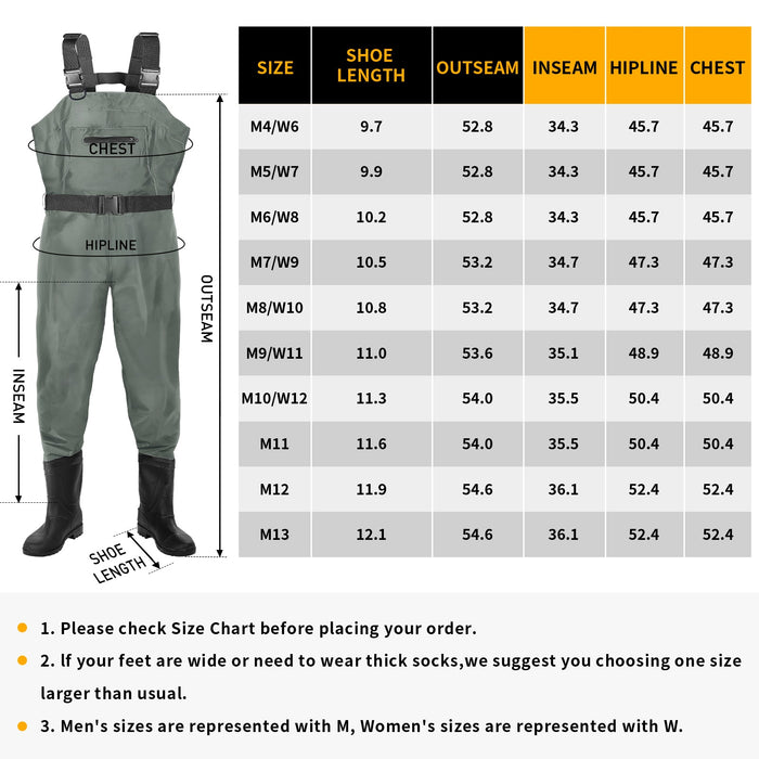 Chest Waders with Boots