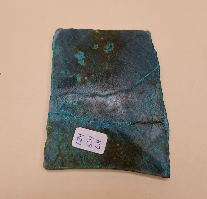 Chrysocolla & Malachite Slab