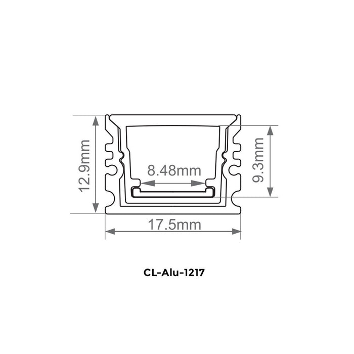 CL-ALU-1217A-BL-8FT