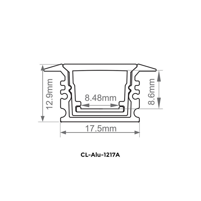 CL-ALU-1217A-BL-8FT