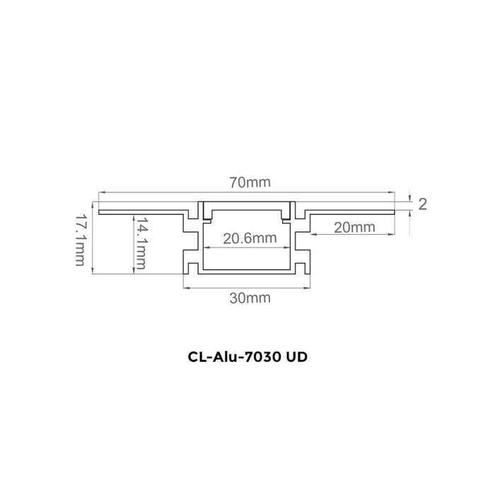 CL-Alu-7030-SL (Bendable series)