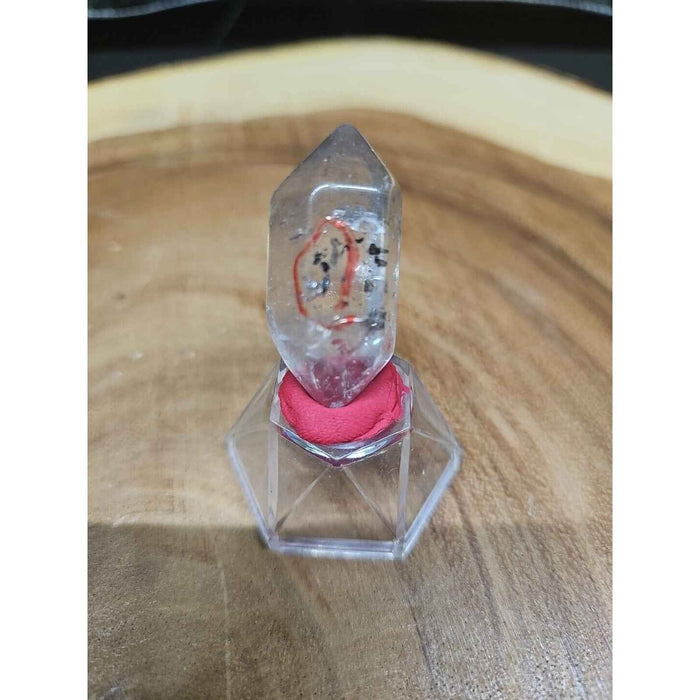 Clear Quartz Crystal Point with Stand