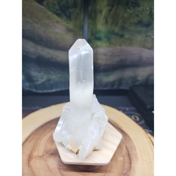 Clear White Quartz Crystal Cluster