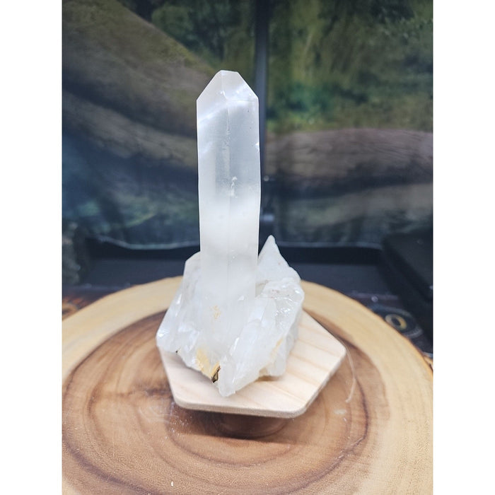Clear White Quartz Crystal Cluster