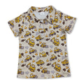 Construction Short Sleeve Summer Polo Shirt