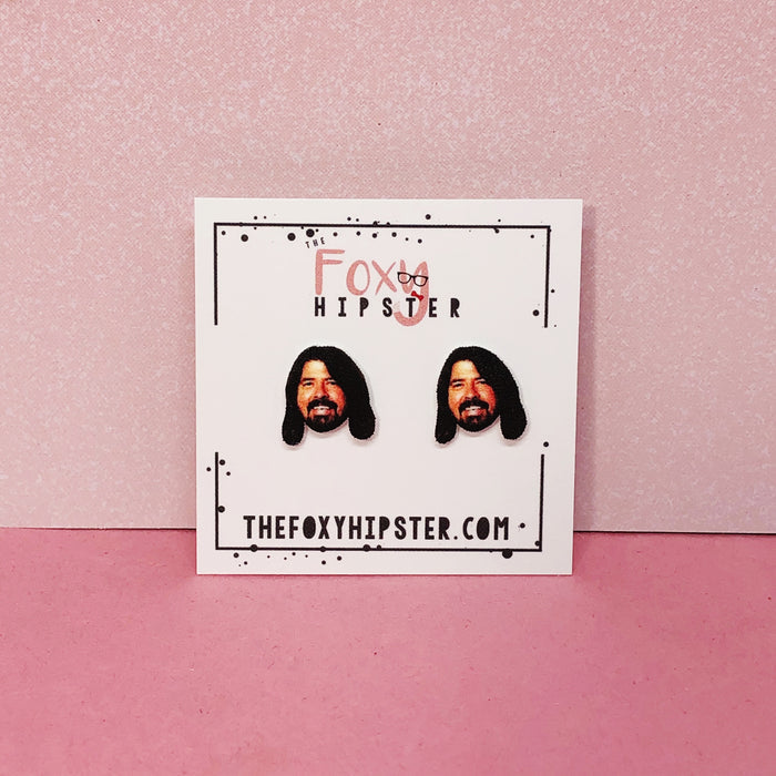 Dave Grohl Stud Earrings
