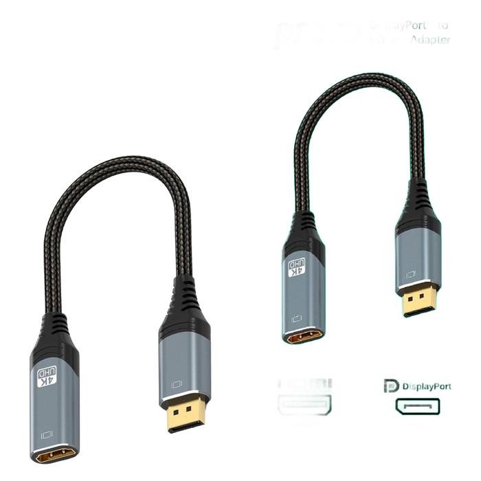 Display Port Male to HDMI Female Converter Adapter Display