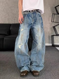 Distressed Wide Leg Jeans