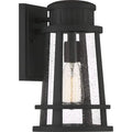 Earth black wall sconce, by Quoizel, for hallway or living room