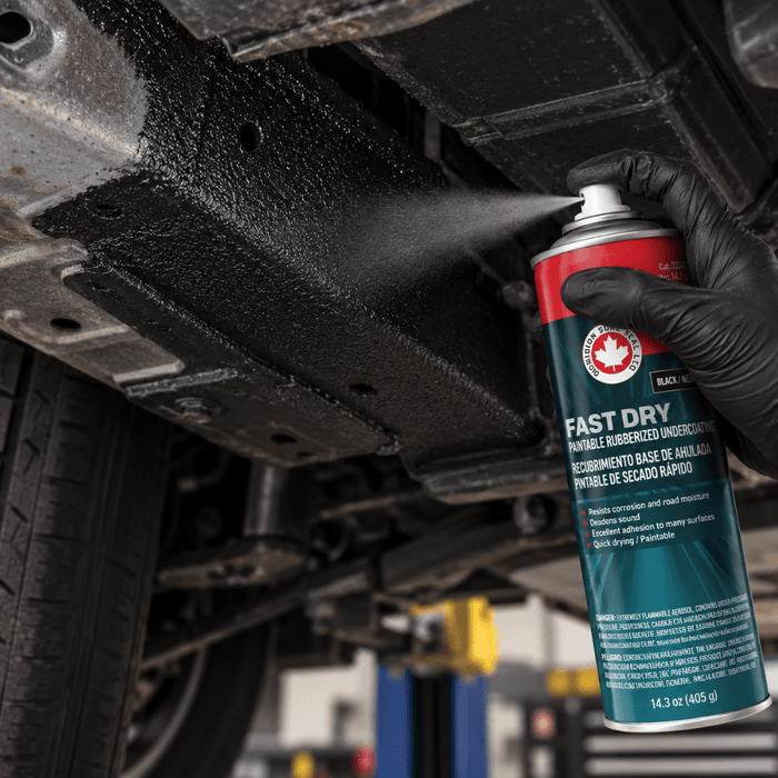 DOMINION Low VOC Paintable Black Rubberized Undercoating, 14.3 oz -SUFUS - Eagle National Supply
