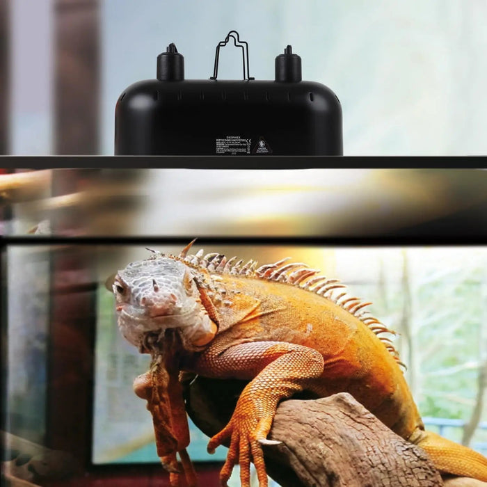DXOPHIEX 15" Dual Dome Reptile Light Fixture