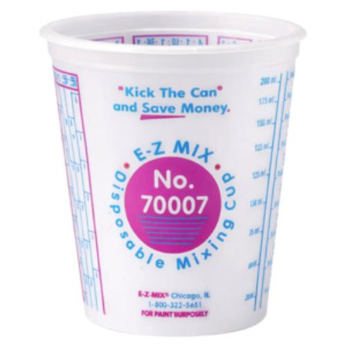 E-Z Mix® 70007 1/2 Pt Disposable Mixing Cup, Box of 100 -70007 - Eagle National Supply