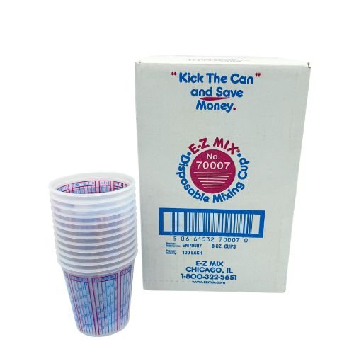 E-Z Mix® 70007 1/2 Pt Disposable Mixing Cup, Box of 100 -70007 - Eagle National Supply