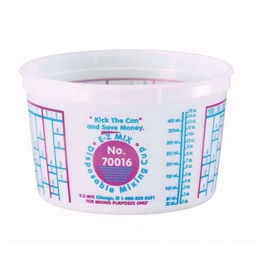 E-Z Mix 70016 Pint Disposable Mixing Cup, Box of 100 -70016---Eagle National Supply