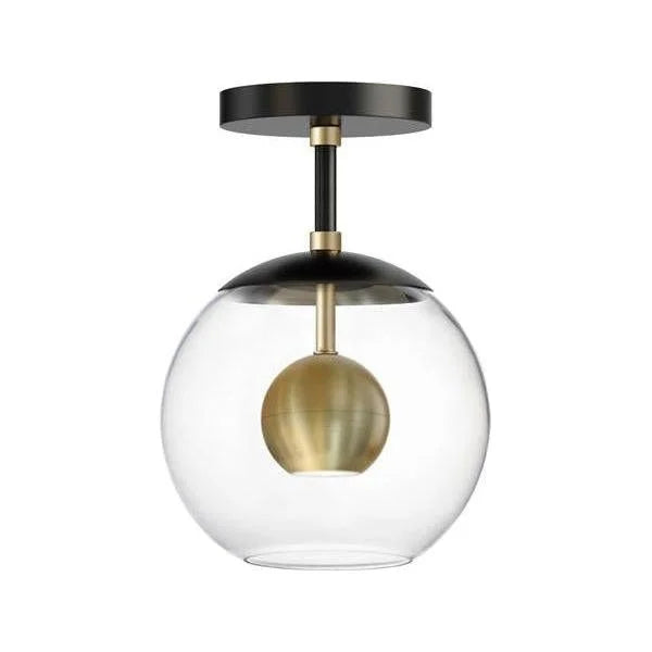 Flush-mount ceiling light, by ET2, for hallway, bedroom, or entryway