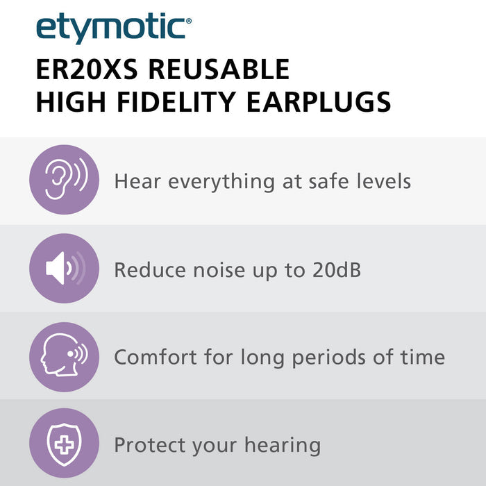 ER20XS | High Fidelity Earplugs - Universal