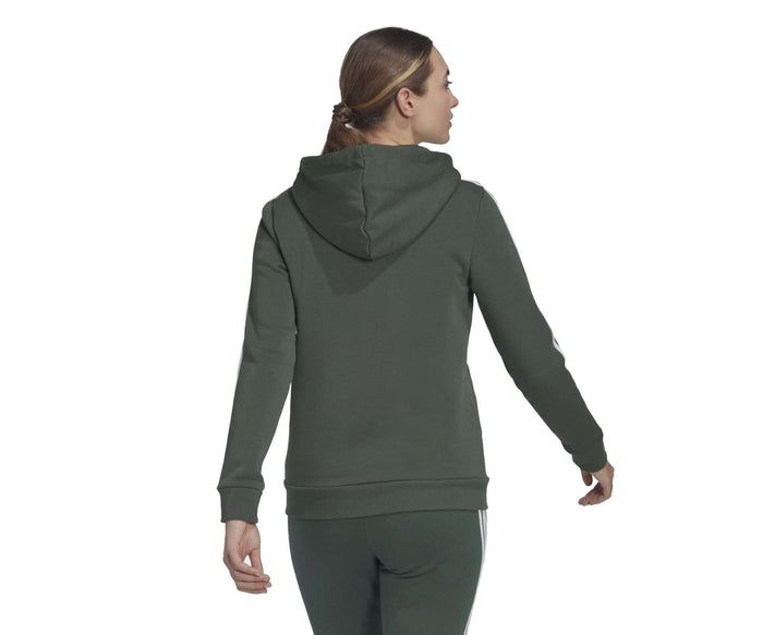 adidas Essentials Fleece 3-Stripes Full-Zip Hoodie