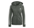 adidas Essentials Fleece 3-Stripes Full-Zip Hoodie
