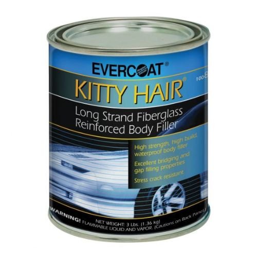 EVERCOAT 100868 KITTY HAIR Long Strand Fiberglass Reinforced Body Filler, 1 qt Can - 868 - Eagle National Supply