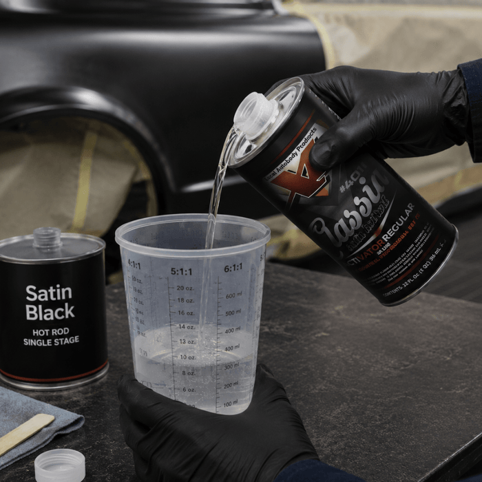 Excel 40104 Hot Rod Satin Black Medium Activator, Quart -XL-40104 - Eagle National Supply
