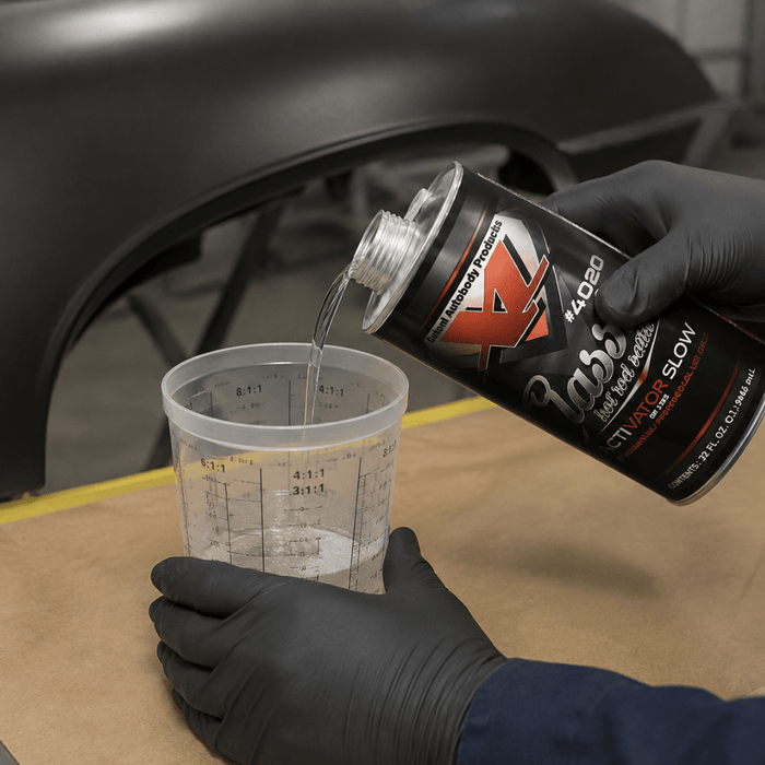Excel 40204 Hot Rod Satin Black Slow Activator, Quart -X-L.40204 - Eagle National Supply