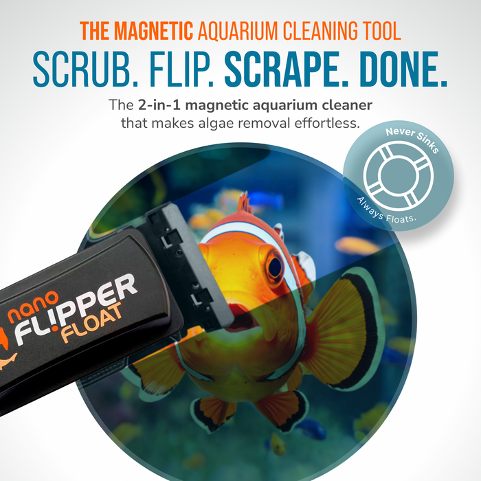 Flipper Nano Float 2-in-1 Magnetic Aquarium Algae Cleaner