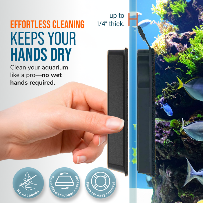 Flipper Nano Float 2-in-1 Magnetic Aquarium Algae Cleaner