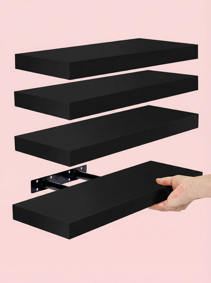 Floating Wall Shelves - Set of 4