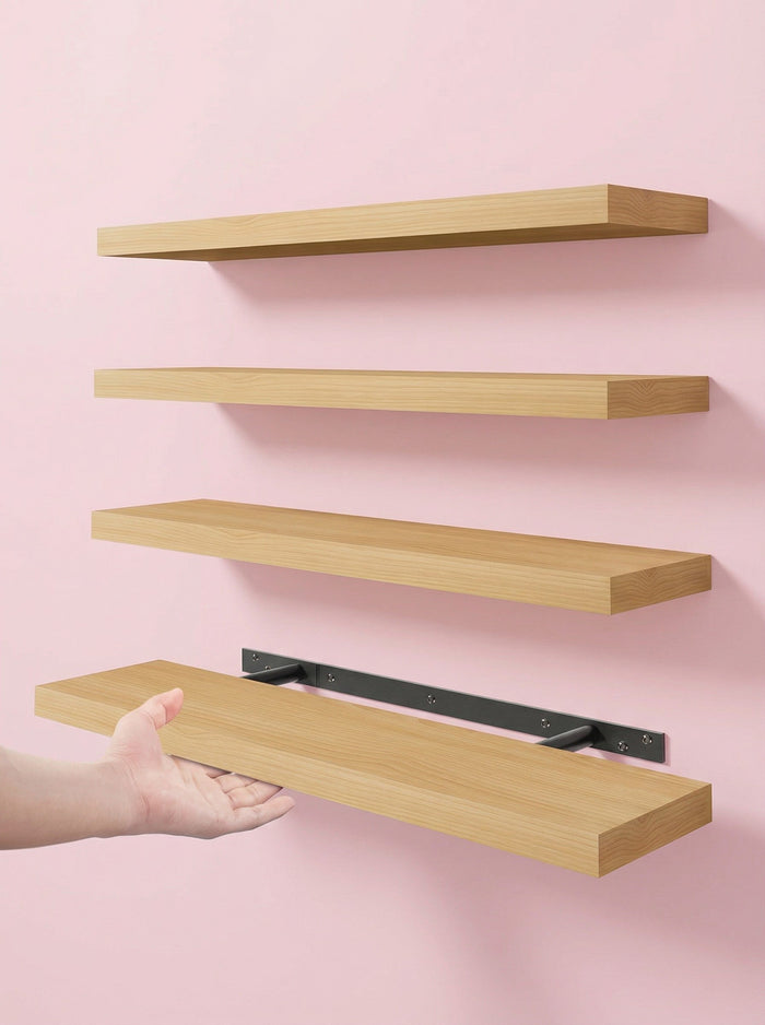 Floating Wall Shelves - Set of 4