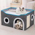 Foldable Indoor Cat House Cube