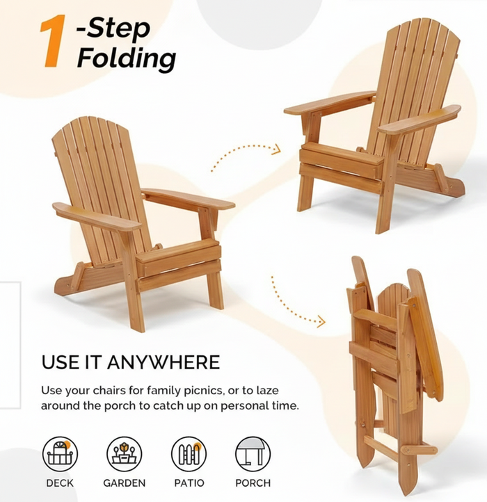 Folding Adirondack Chair