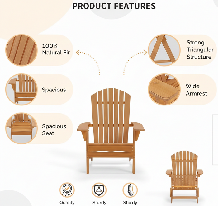 Folding Adirondack Chair