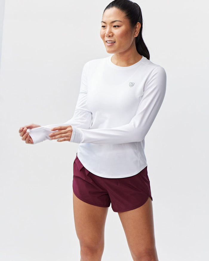 Foudy Women's Long Sleeve Workout Top