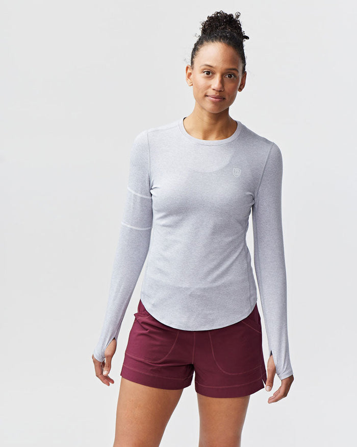 Foudy Women's Long Sleeve Workout Top
